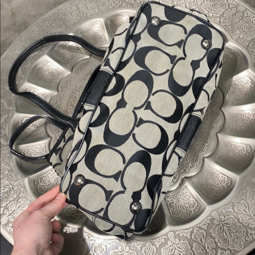 Black Coach Purse - Picture 9 of 14